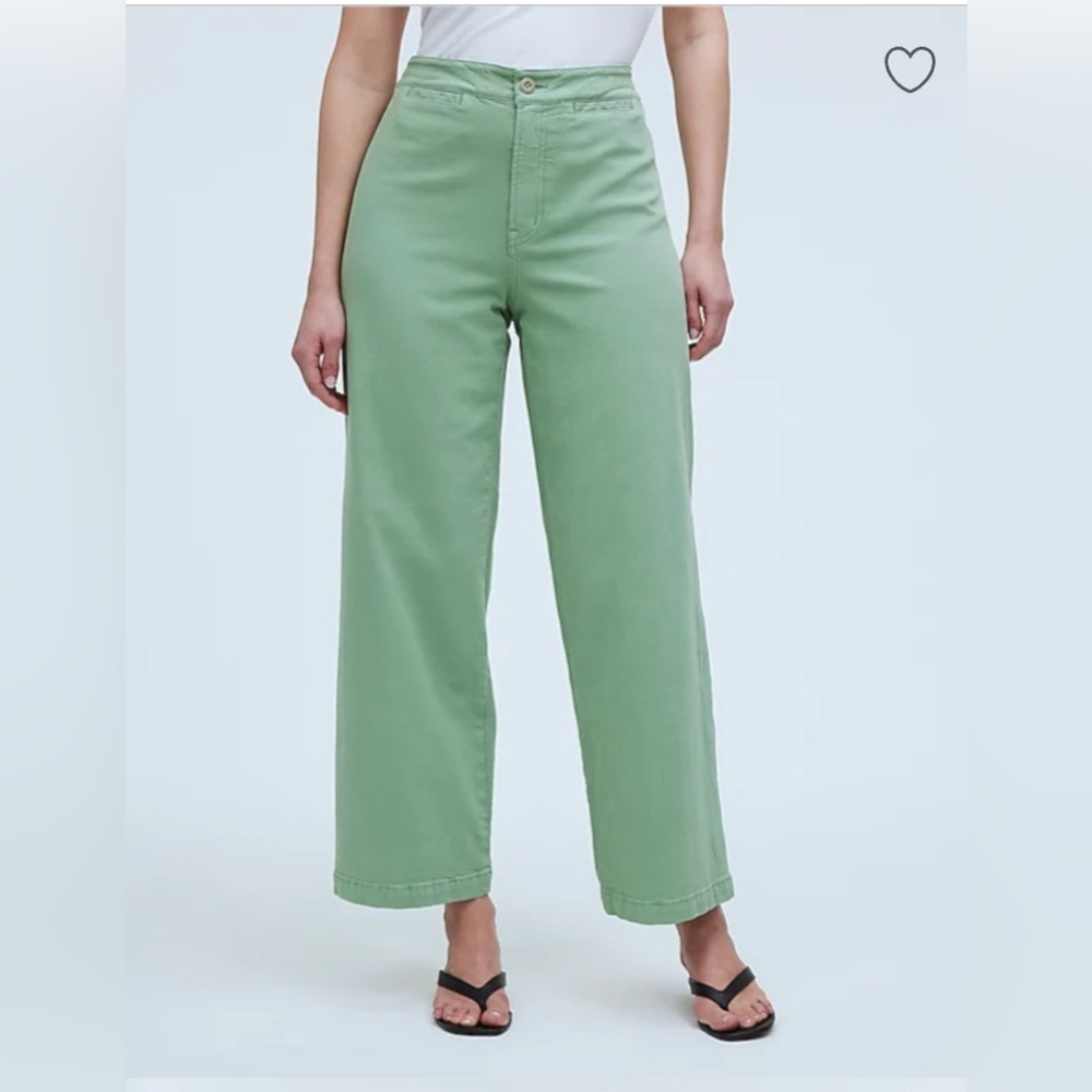 [madewell] The curvy Emmett wide-leg crop pant (welt pocket addition)